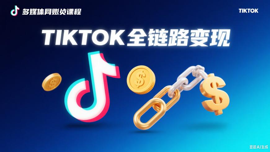 英华TIKTOK全链路变现：0基础开启盈利之路