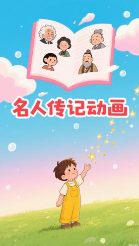 《世界名人传记精选》动画：儿童成长的精神富矿