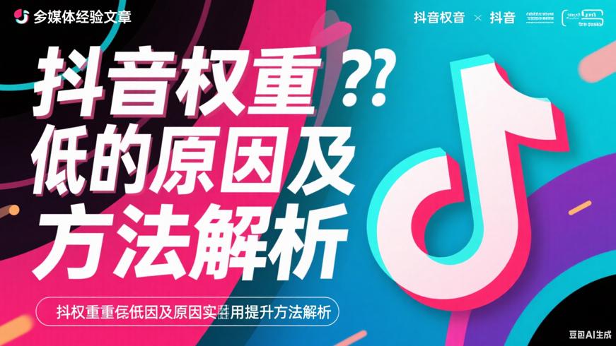 抖音权重低的原因及实用提升方法解析
