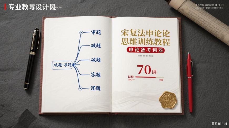 宋复法申论思维训练教程70讲：申论备考利器