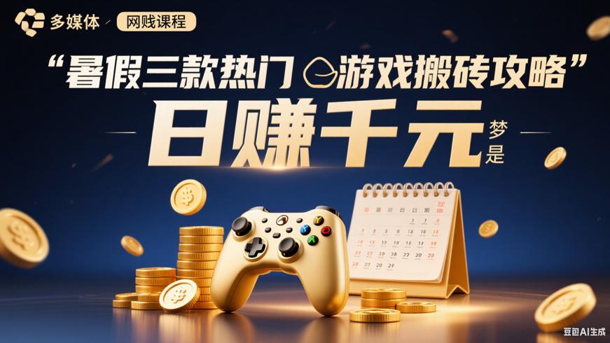 暑假三款热门游戏搬砖攻略日赚千元不是梦