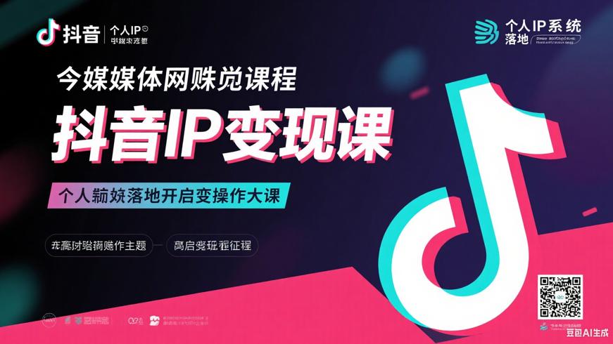 抖音个人IP系统落地实操大课：开启变现新征程