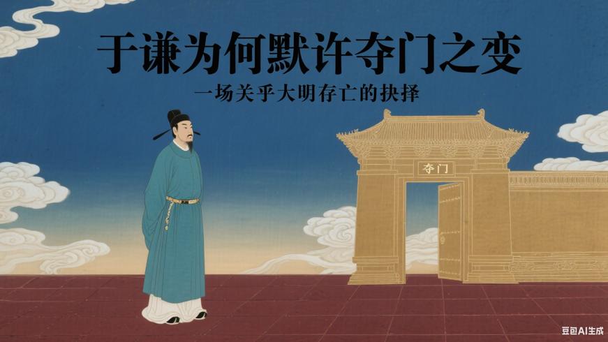 于谦为何默许夺门之变 一场关乎大明存亡的抉择