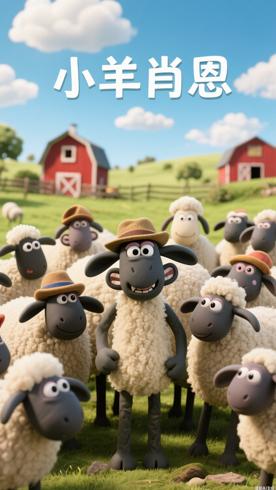 《小羊肖恩》1-5季动画合集童趣与智慧的盛宴