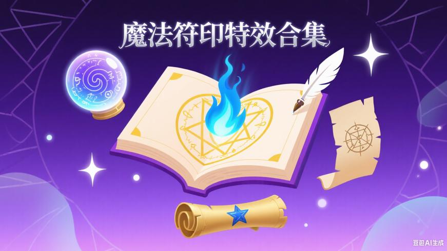 魔法符印特效素材合集：赋予项目神秘魅力