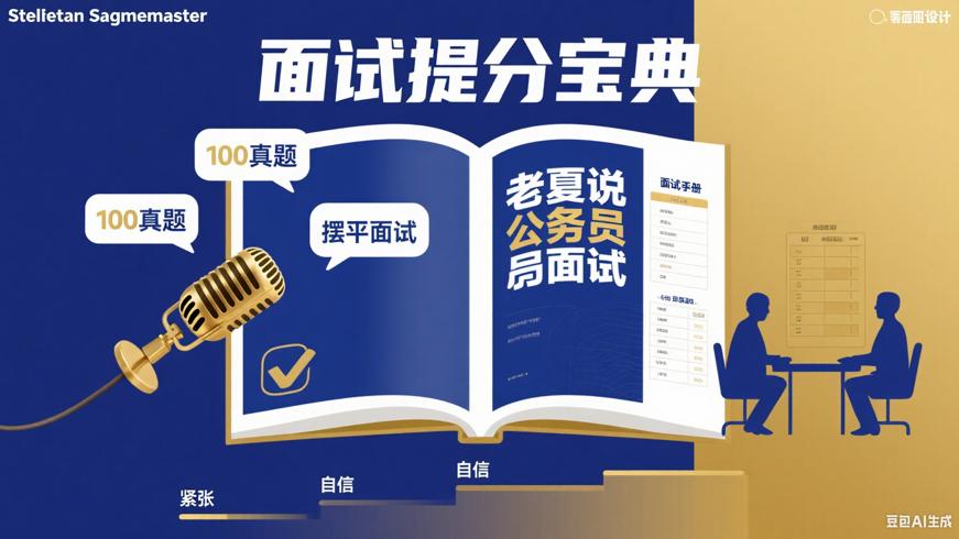 《老夏说公务员面试：100真题摆平面试》：面试提分宝典