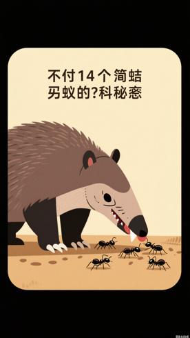 食蚁兽没牙齿却能轻松吃蚂蚁的秘诀
