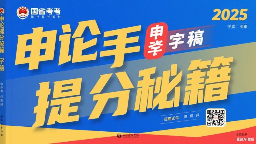 2025手把手学申论逐字稿：国省考申论提分秘籍
