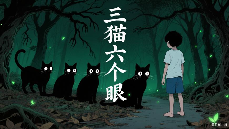 童年惊遇《三猫六个眼》夏夜林间的恐怖显形