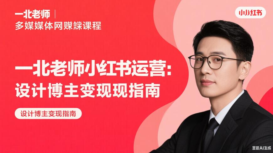 一北老师小红书运营：设计博主变现指南