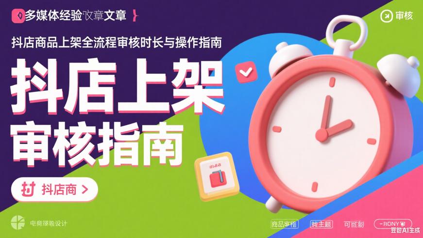 抖店商品上架全流程审核时长与操作指南