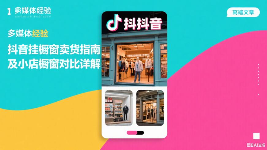 抖音挂橱窗卖货指南及小店橱窗对比详解