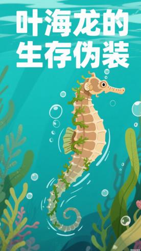 叶海龙长得像海藻竟是为了生存的伪装