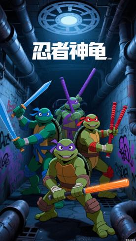 《忍者神龟》动画：纽约下水道的正义传奇
