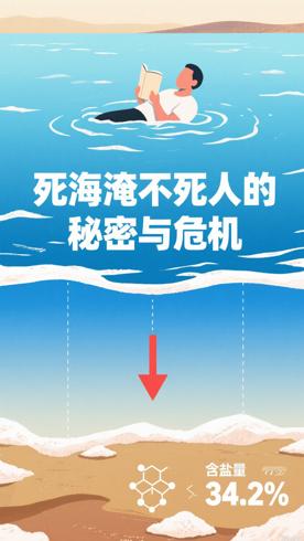《死海》淹不死人的秘密及隐藏的危机