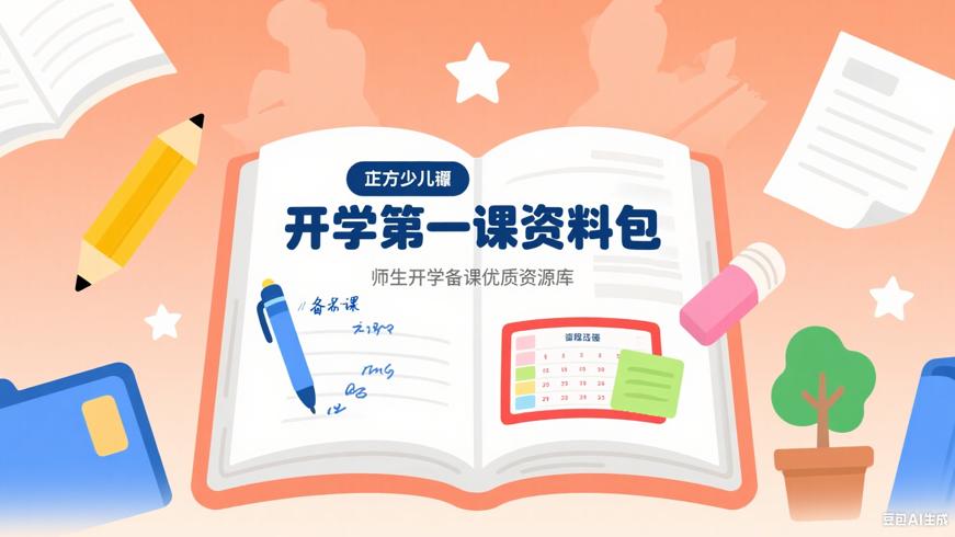 《开学第一课》系列资料包：师生开学备课优质资源库