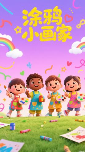 《涂鸦宝宝》：激发儿童创造力的绘画启蒙动画