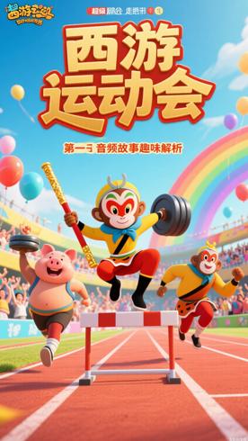 超级西游运动会第一季音频故事趣味解析