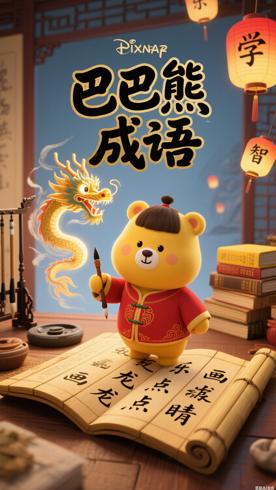 《巴巴熊之成语》：带孩子趣味探索成语世界