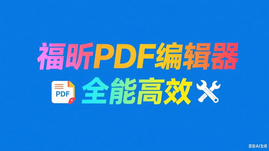 福昕PDF编辑器V2025.2.0.33028：全能高效PDF处理利器