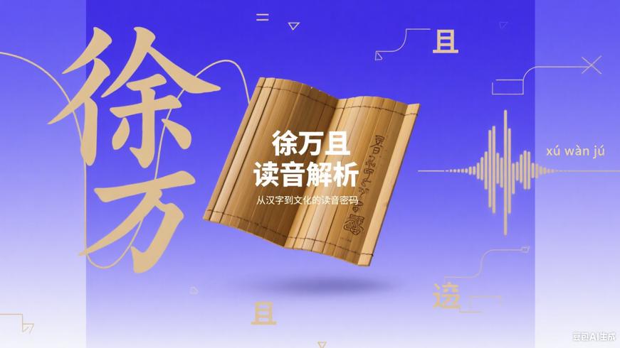 徐万且读音解析：从汉字到文化的读音密码