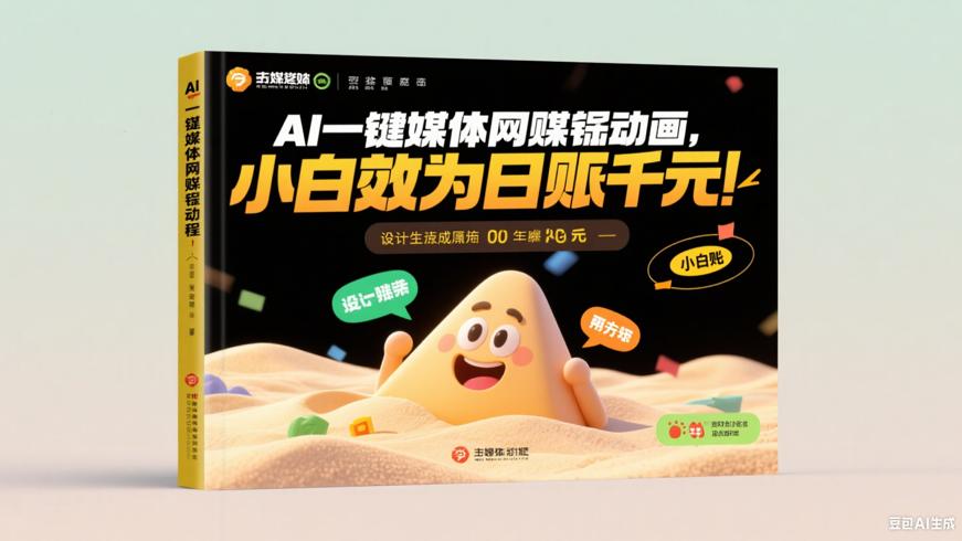 AI一键生成沙雕动画，小白也能日赚千元