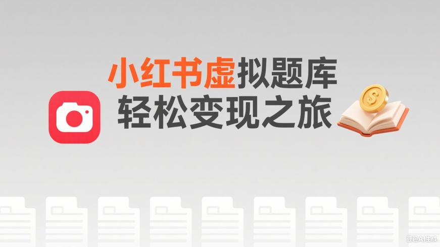小红书虚拟题库训练营1.0：开启轻松变现之旅