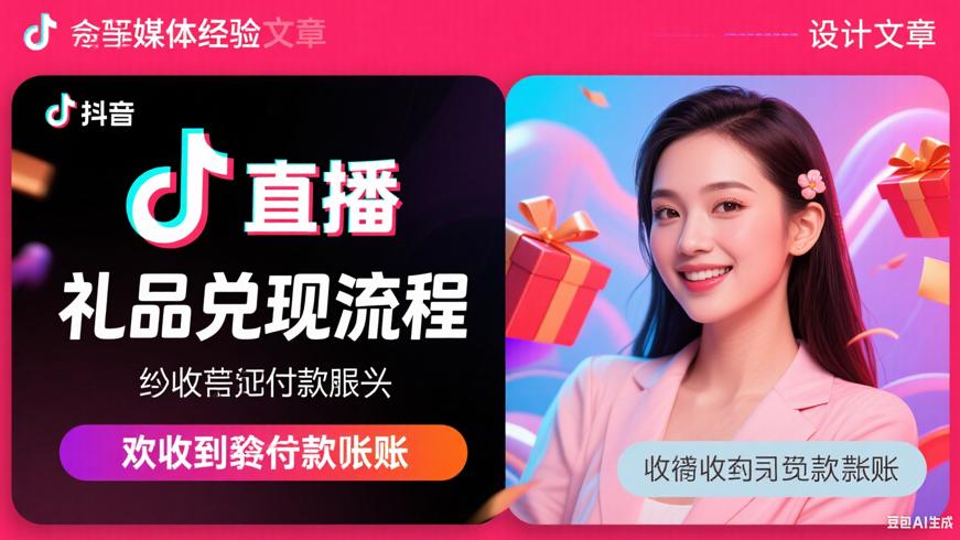 抖音直播礼物变现全流程：从收到礼物到提现到账