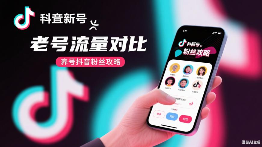 抖音新号与老号流量对比及养号涨粉攻略