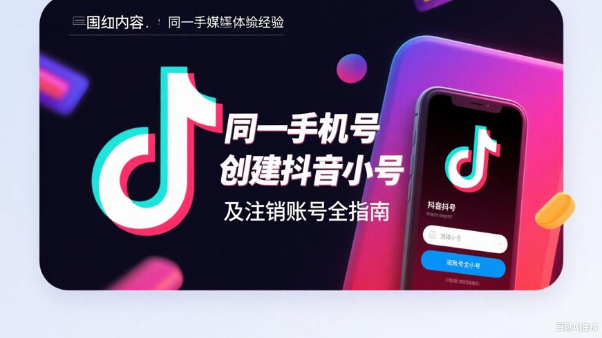 同一手机号创建抖音小号及注销账号全指南
