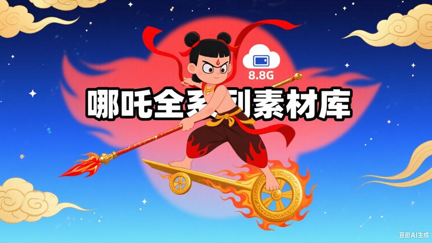哪吒全系列素材：8.8G海量精彩呈现