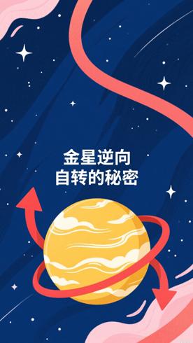 金星为啥逆向自转背后的秘密你知道吗