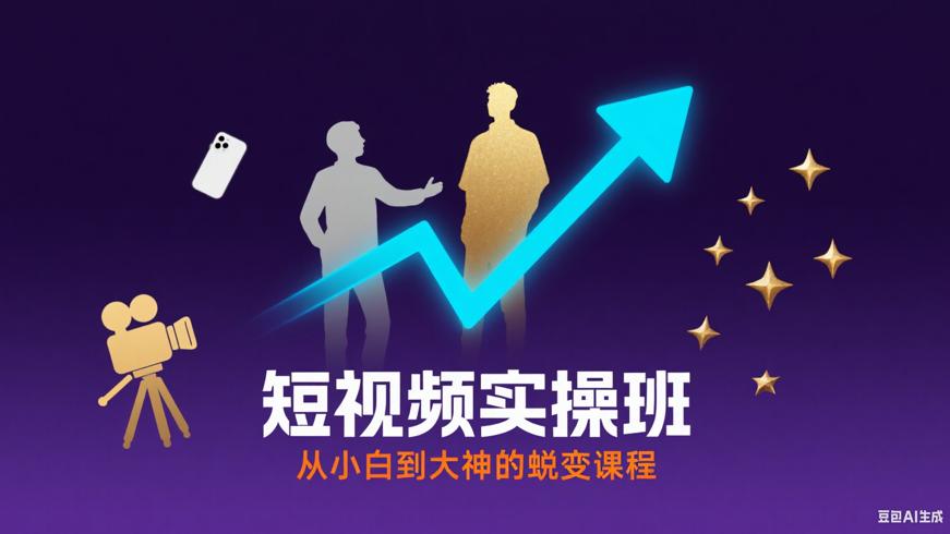 短视频实操班：从小白到大神的蜕变课程