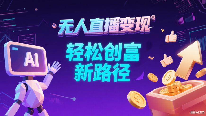 无人直播变现教学：开启轻松创富新路径