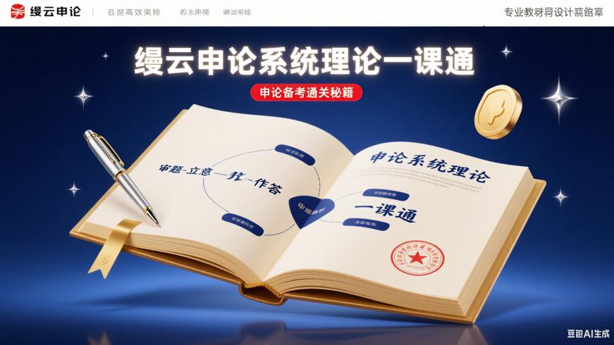 缦云申论系统理论一课通：申论备考通关秘籍