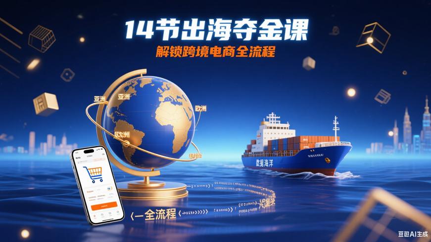 14节出海夺金课：解锁跨境电商全流程