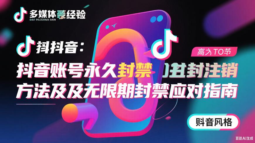 抖音账号永久封禁注销方法及无限期封禁应对指南