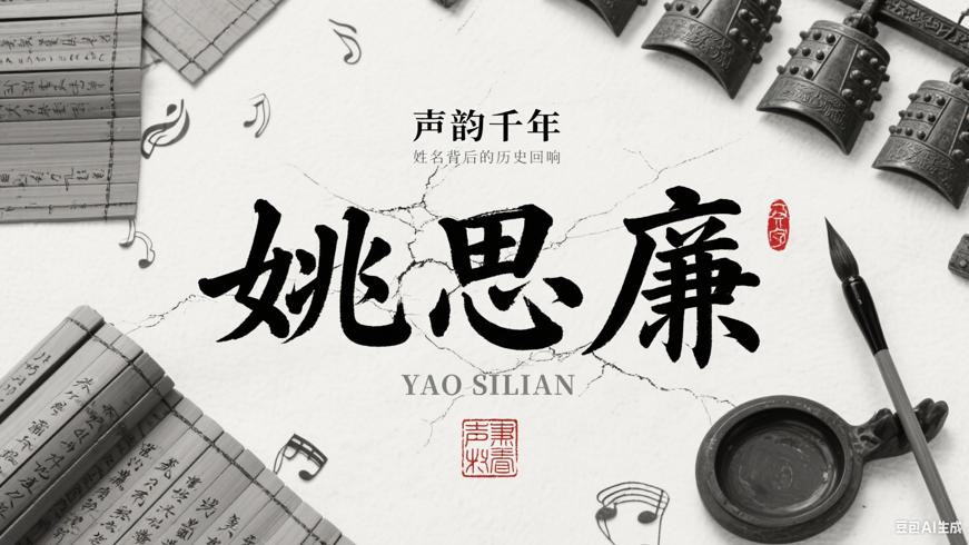 姚思廉姓名拼音背后的声韵历史故事