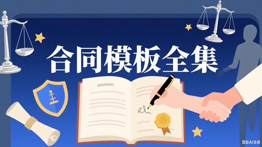 合同模板全集：商业与生活的法律保障助手