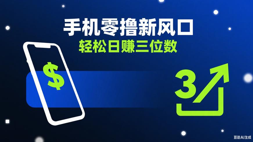 手机零撸赚钱新风口：不看广告轻松日赚三位数