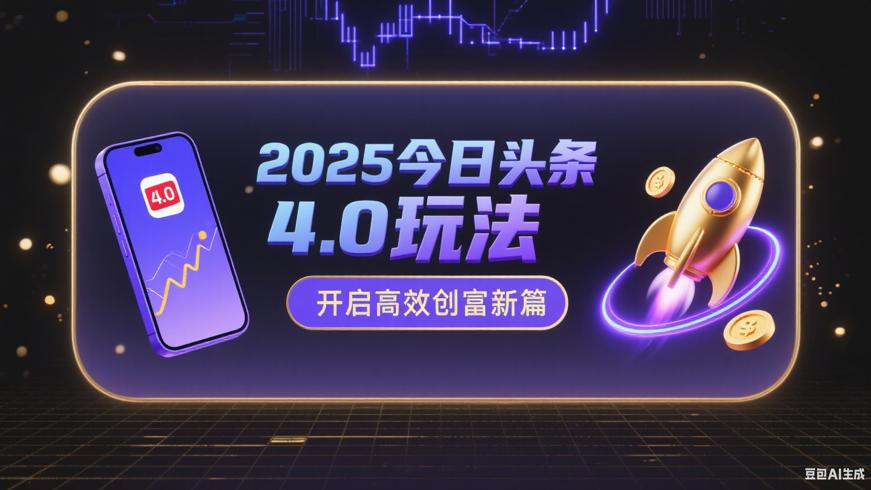 2025年今日头条4.0玩法：开启高效创富新篇