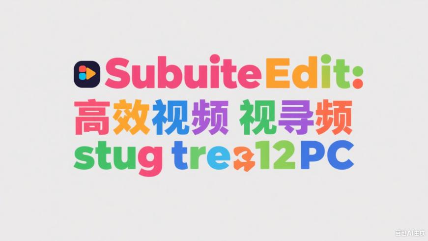 SubtitleEdit：高效视频字幕编辑制作PC工具