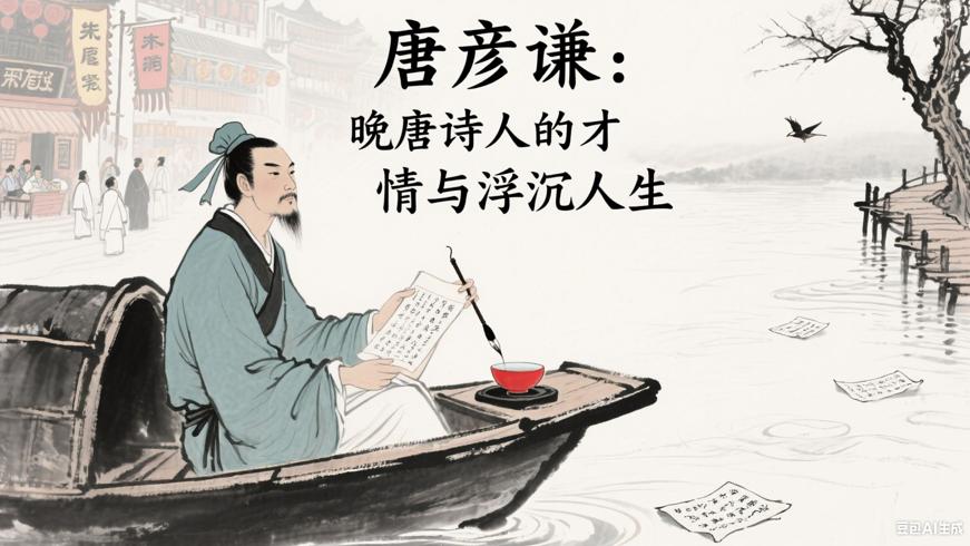 唐彦谦TángYànqián：晚唐诗人的才情与浮沉人生