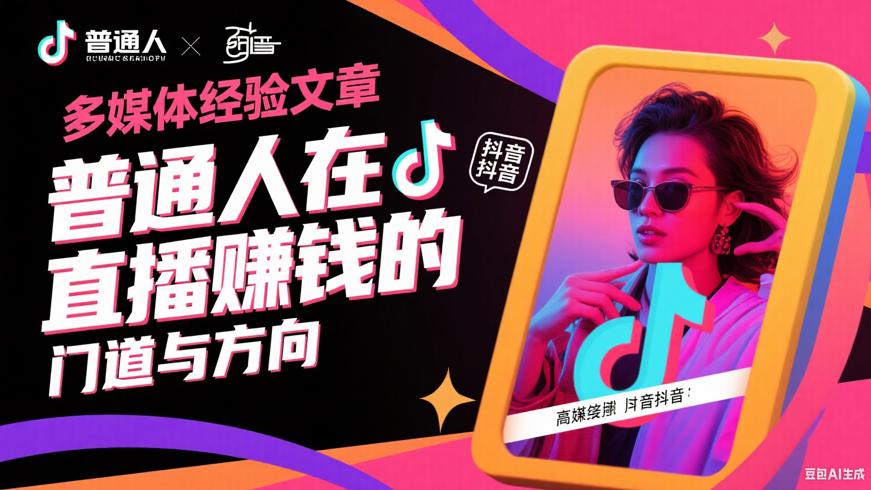 普通人在抖音直播赚钱的门道与方向