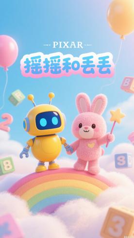 儿童动画合集57摇摇和丢丢：启蒙成长好伙伴