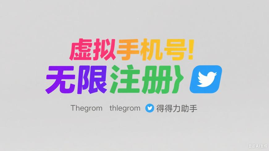 虚拟手机号：无限注册Telegram、推特的得力助手