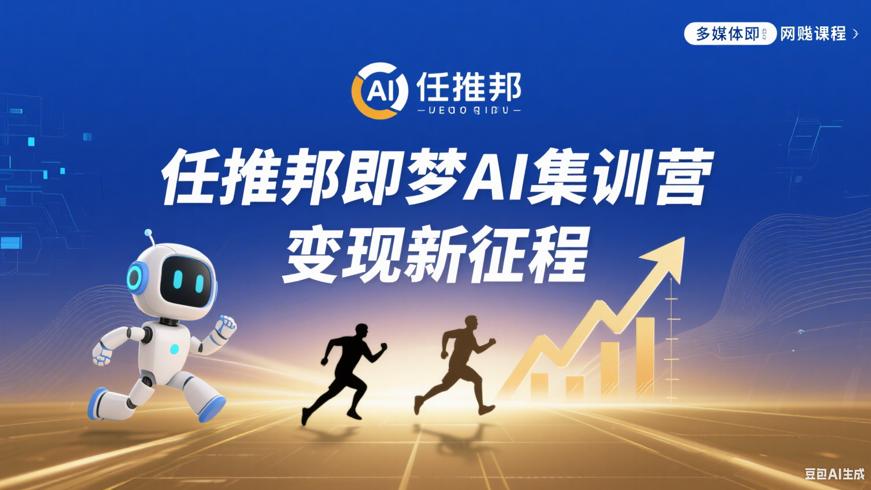 任推邦即梦AI领跑集训营 开启变现新征程