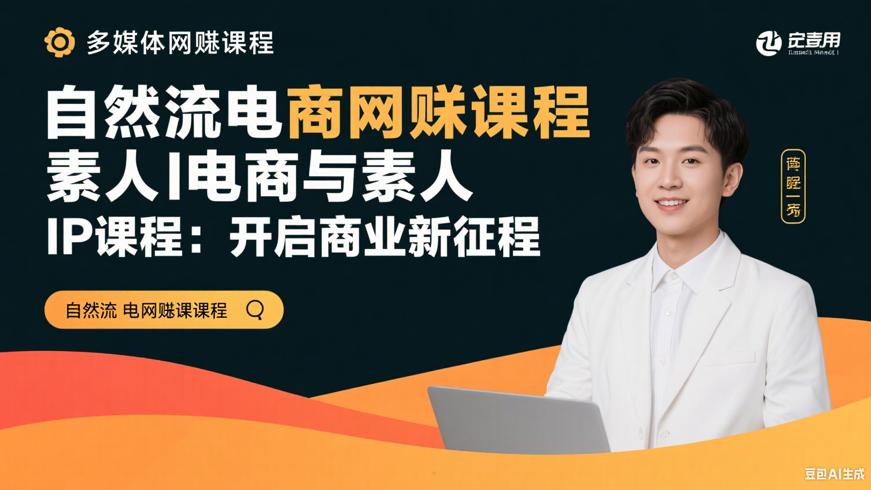 自然流电商与素人IP课程：开启商业新征程