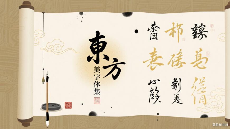 500多款可商用古风书法字体：解锁东方美学密码