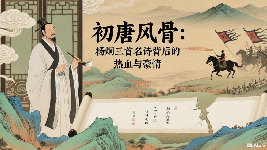 与初唐风骨：杨炯三首名诗背后的热血与豪情与